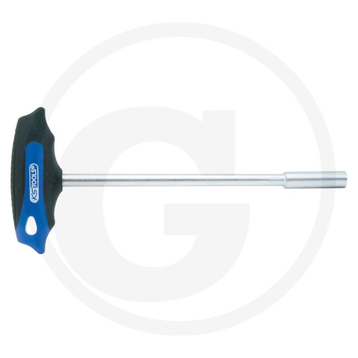 Ks tools ergotorqueplus® dopschroevendraaier met t-greep, lang, 10 mm - lengte 230mm