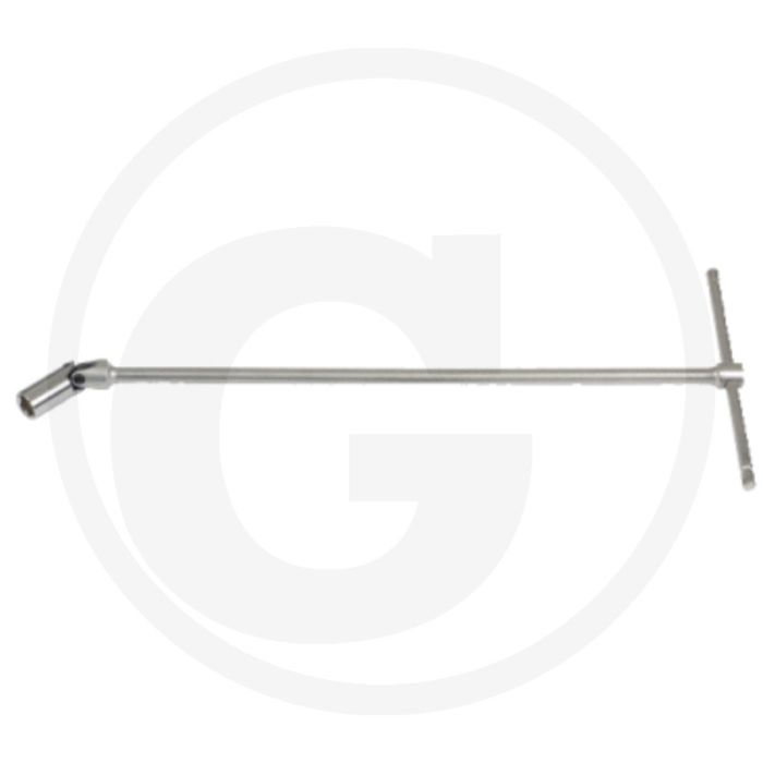 Ks tools classic t-greep kniegewrichtsleutel, extra lang, 10 mm - 6-kant, met gelenk, chrom vanadium Ks tools classic t-greep kniegewrichtsleutel, extra lang, 10 mm - 6-kant, met gelenk, chrom vanadium