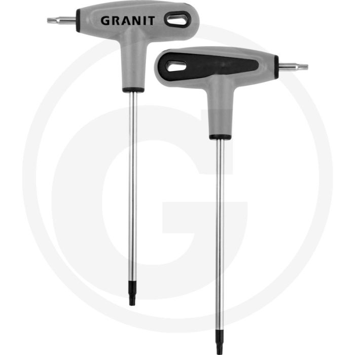 Black edition black edition schroevendraaier voor binnenzeskantschroeven met t-greep - sleutelmaat: tx30