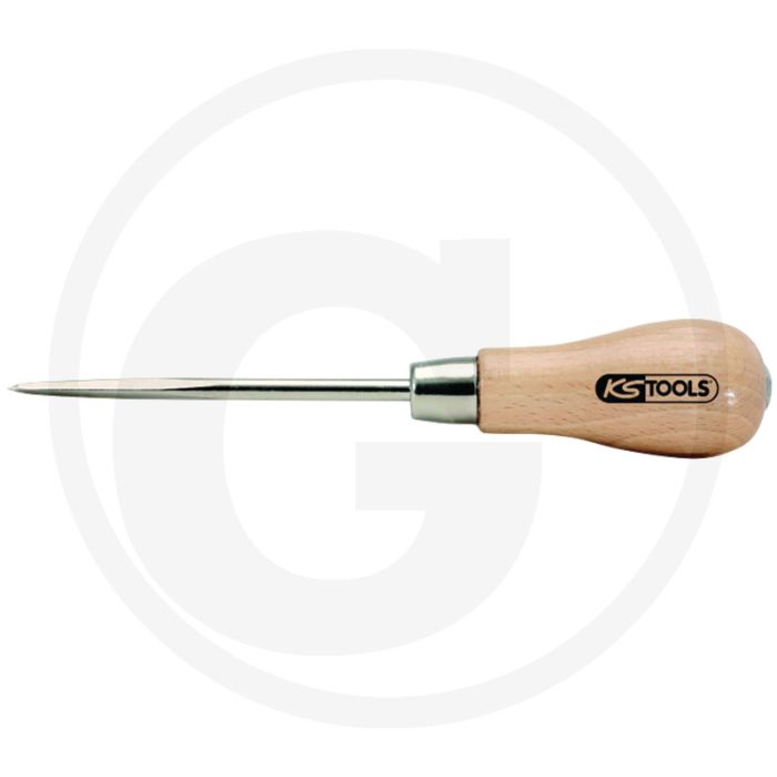 Ks tools priem Ø 6mm - beukenhouten handgreep - chroom vanadium Ks tools priem Ø 6mm - beukenhouten handgreep - chroom vanadium