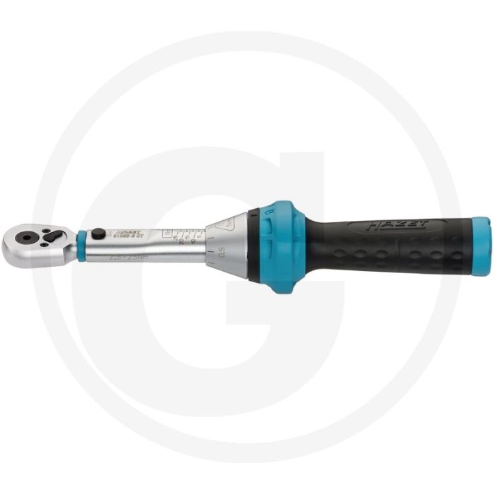 Hazet drehmomentschlüssel sechskant 1/4", 2.5 - 25 nm, 234 mm
