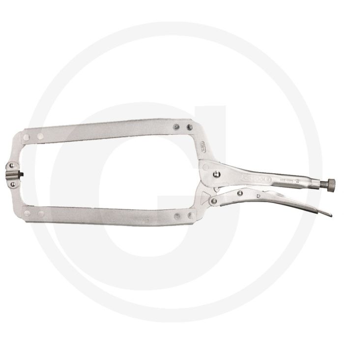 Ks tools lasgriptang met beweegbare klembekken, 450 mm - spancapaciteit: 0 - 270 mm