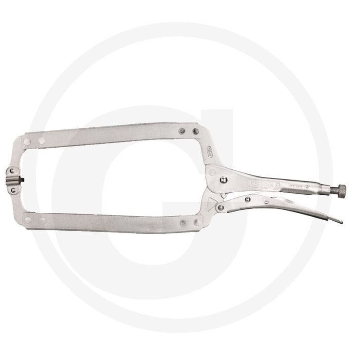 Ks tools lasgriptang met beweegbare klembekken, 450 mm - spancapaciteit 0-270 mm Ks tools lasgriptang met beweegbare klembekken, 450 mm - spancapaciteit 0-270 mm
