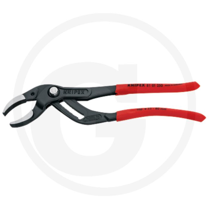 Knipex knipex sifon- en connectortang met getande grijpbekken