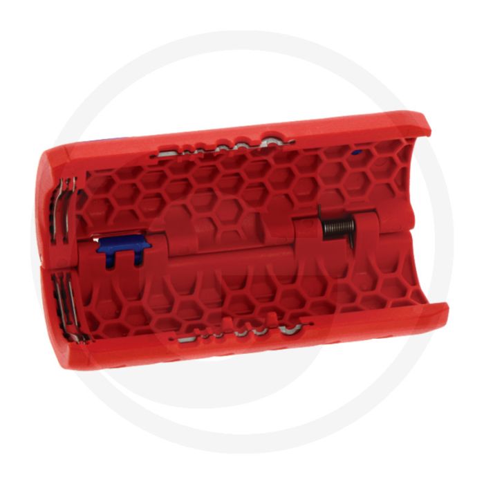 Knipex twistcut gegolfde leidingsnijder met stripper - snijcapaciteit: 13-32mm, stripper: 0,2-4,0mm. lengte: 100mm.