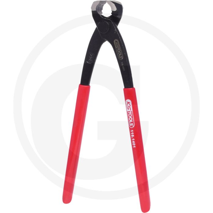 Ks tools moniertang 190mm - din/iso 9242, tauchisoliert, geschliffener kopf