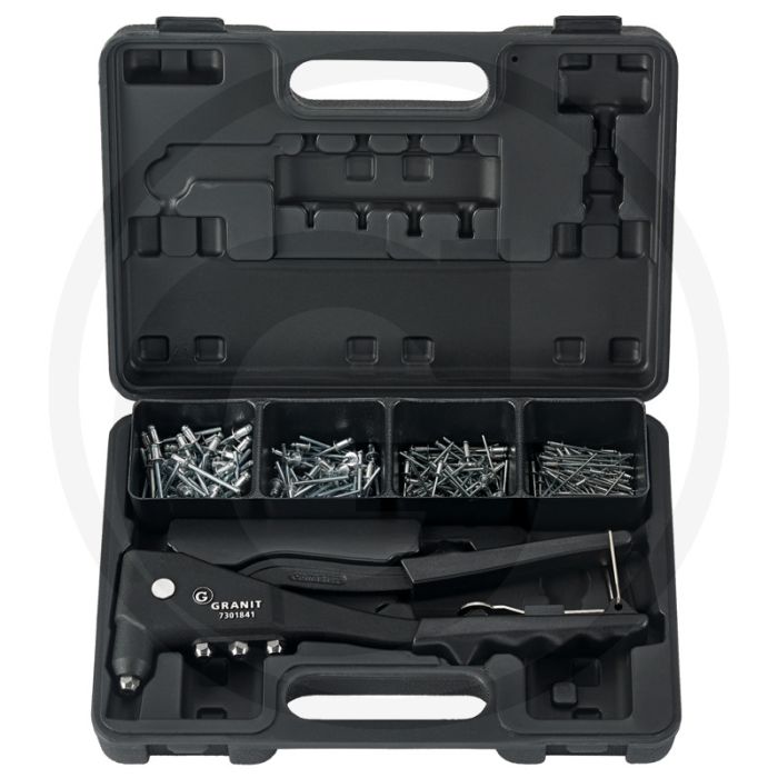 Black edition popnageltangset 205-delig met 200 popnagels
