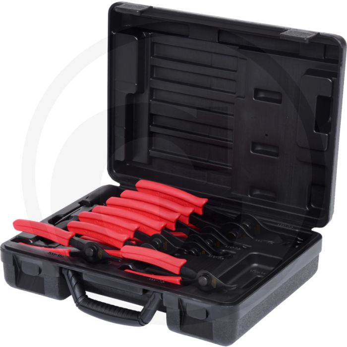 Ks tools borgveertangenset 10-delig - 16 verschillende tangen - chrom vanadium Ks tools borgveertangenset 10-delig - 16 verschillende tangen - chrom vanadium