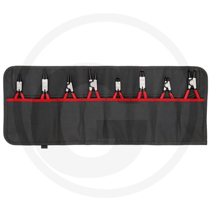 Knipex knipex borgveertangenset 8-delig - voor binnen- en buitenringen Ø 10-60 mm