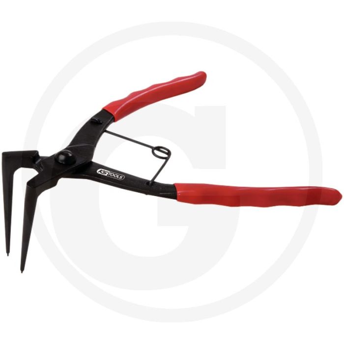 Ks tools classic borgveertang met lange armen voor buitenringen 185mm - 90° gebogen Ks tools classic borgveertang met lange armen voor buitenringen 185mm - 90° gebogen
