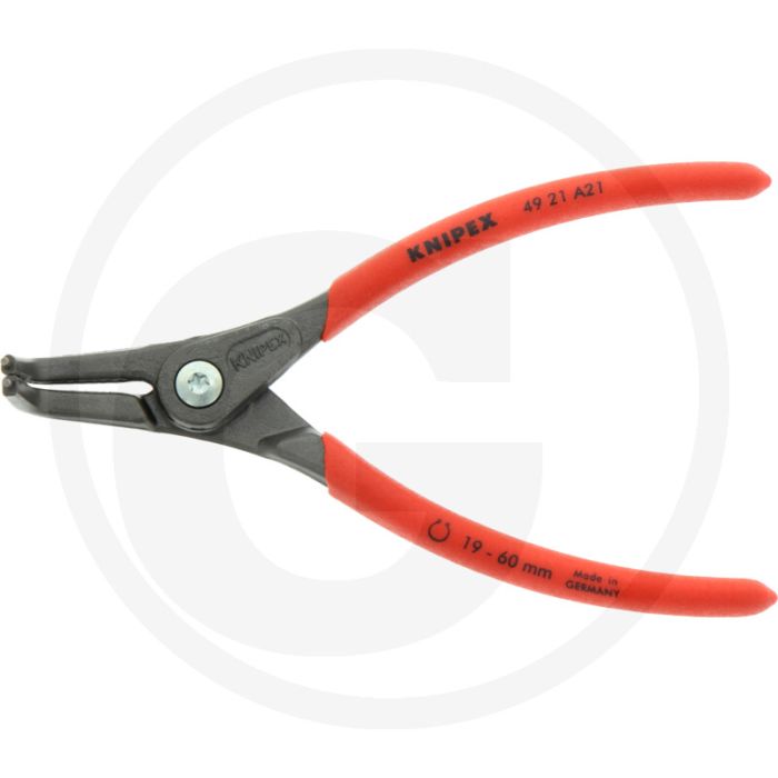 Knipex knipex precisie borgveertang - gebogen, as-Ø: 19-60mm