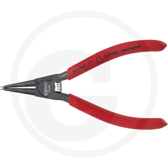 Ks tools borgveertang voor buitenringen 10-25mm - zelfsluitend, rubberen handgrepen