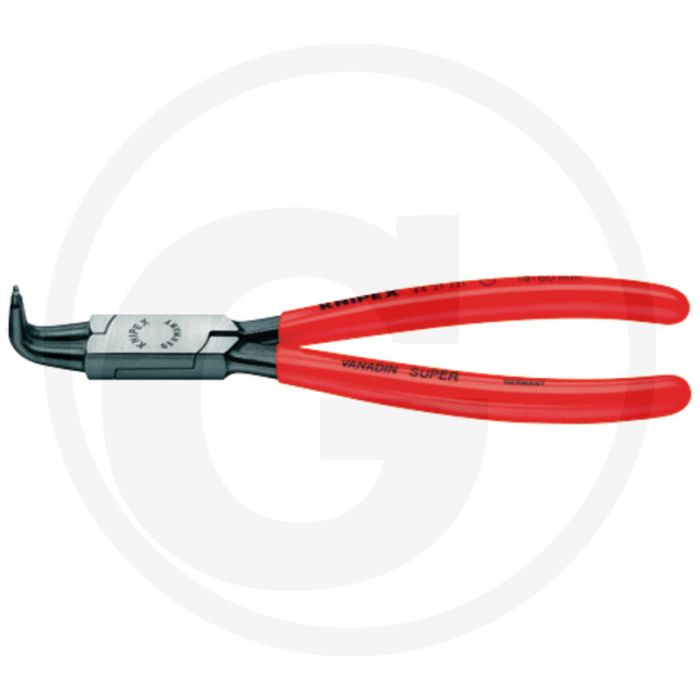 Knipex borgveertang voor binnenringen, gebogen, Ø 12-25mm
