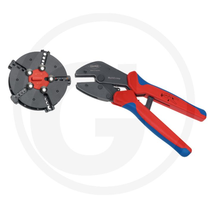 Knipex knipex krimptang met wisselmagazijn, capaciteit 0,5 - 6,0 mm²