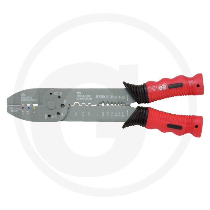 Ks tools multifunctionele krimptang voor draden en kabelschoenen 0,75-6,0 mm²