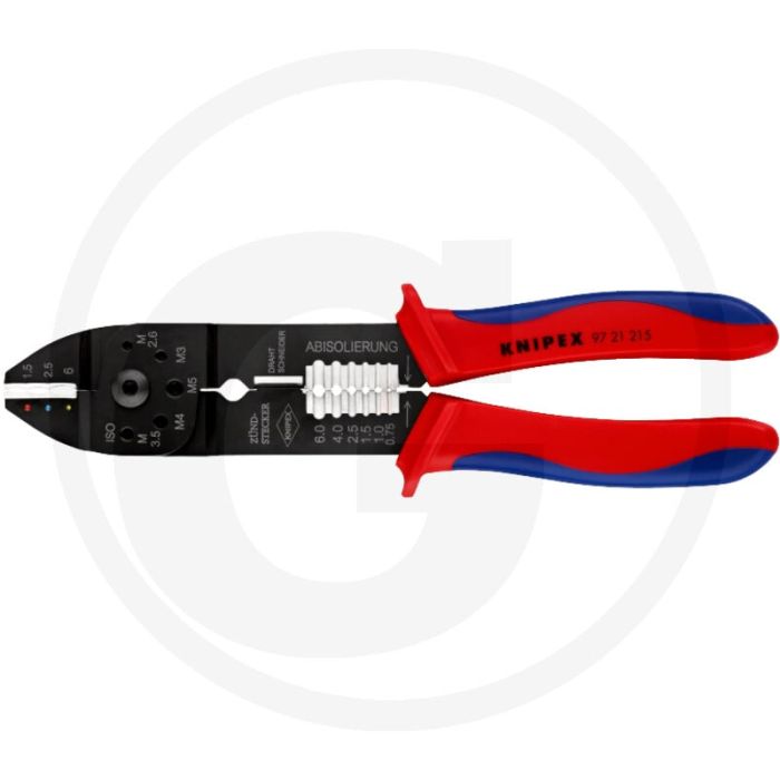 Knipex knipex krimptang sb - capaciteit 0,75-6mm², 230mm, met ophangoog