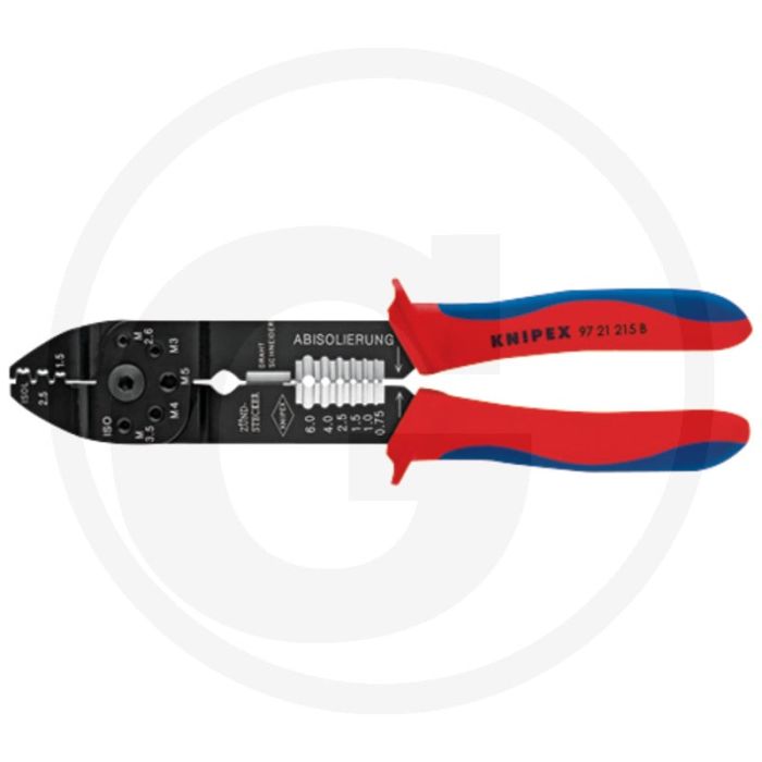 Knipex knipex krimptang - ongeïsoleerde, open connectoren (6,3 mm connectorbreedte)