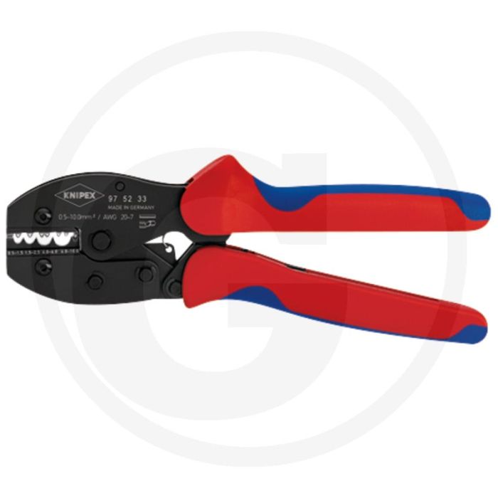 Knipex knipex preciforce® krimptang - capaciteit 0,5-10 mm²