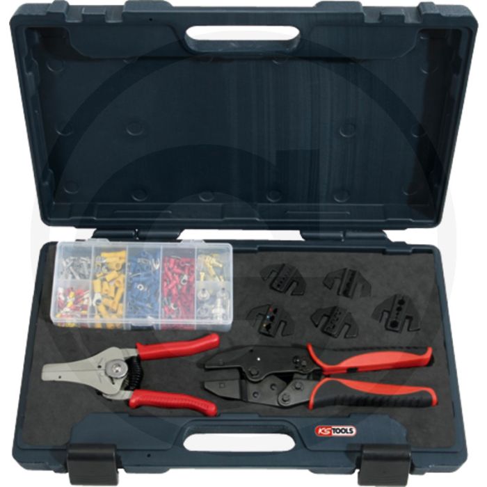 Ks tools automatische krimpgereedschapset 283-delig - met precisieprofielen & ratelfunctie