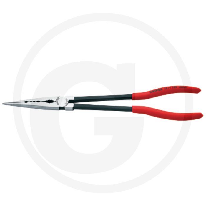 Knipex knipex montagetang - lange uitvoering, recht, zwart atramentiert - 280mm
