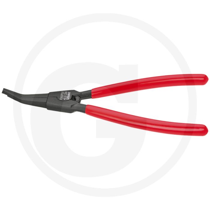 Knipex borgveertang, 30° gebogen, Ø 12 mm, min. opening 2,2 mm, lengte 200 mm
