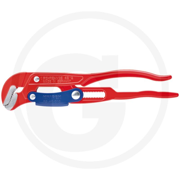 Knipex knipex pijptang s-vorm met snelverstelling - voor buizen tot 1 5/8"