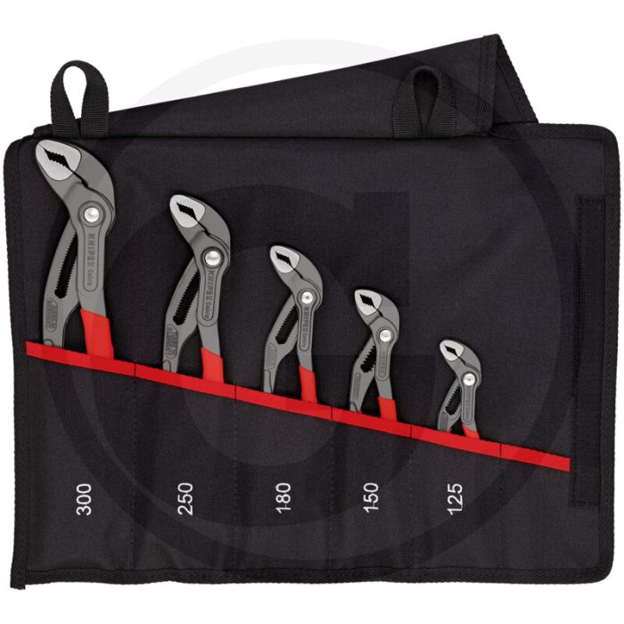 Knipex knipex waterpomptangenset cobra®, 5 stuks - 125-300 mm lang