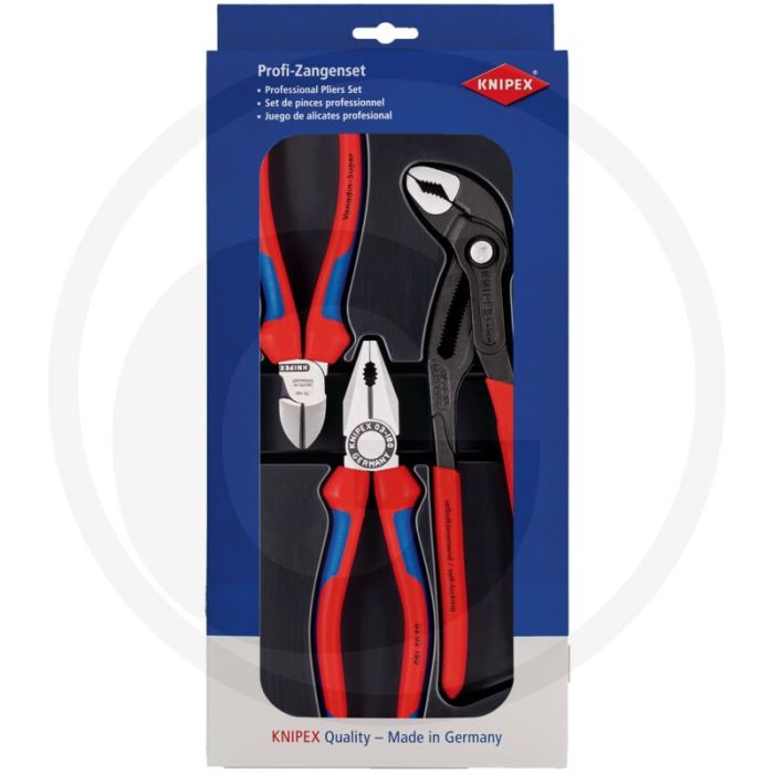 Knipex bestseller package - combinaison, pompe à eau et couteaux diagonaux, 160-250 mm de long