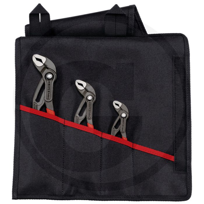 Jeu de pinces Knipex cobra® pour pompes à eau, 3-deli dans un sac à roulettes durable