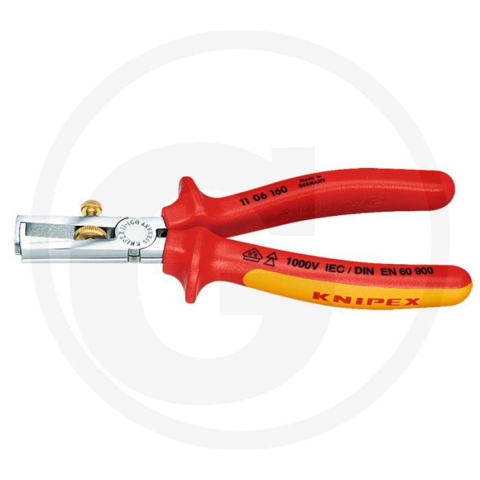 Knipex knipex striptang 160mm geïsoleerd vde-getest met bevestigingsoog