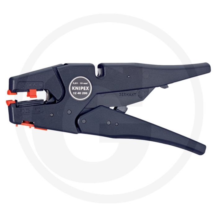 Knipex selbsteinstellende Abisolierzange - Abisolierquerschnitt: 0,03 - 10 mm²