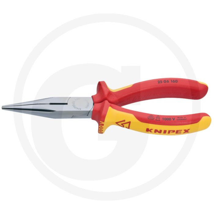 Knipex knipex telefoontang • vde-getest, din en 60900 • rechte kaken • Ø harde draad: 1,6mm