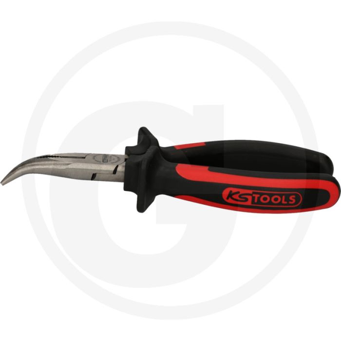 Ks tools ergotorque® telefoontang gebogen, 165 mm - 45° gebogen backen