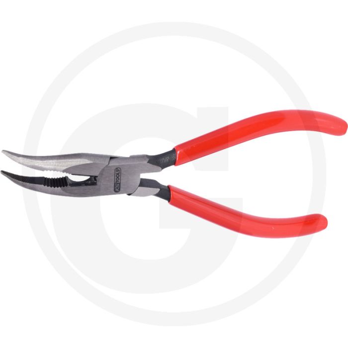 Ks tools classic telefoontang gebogen, 165 mm - 45° gebogen backen