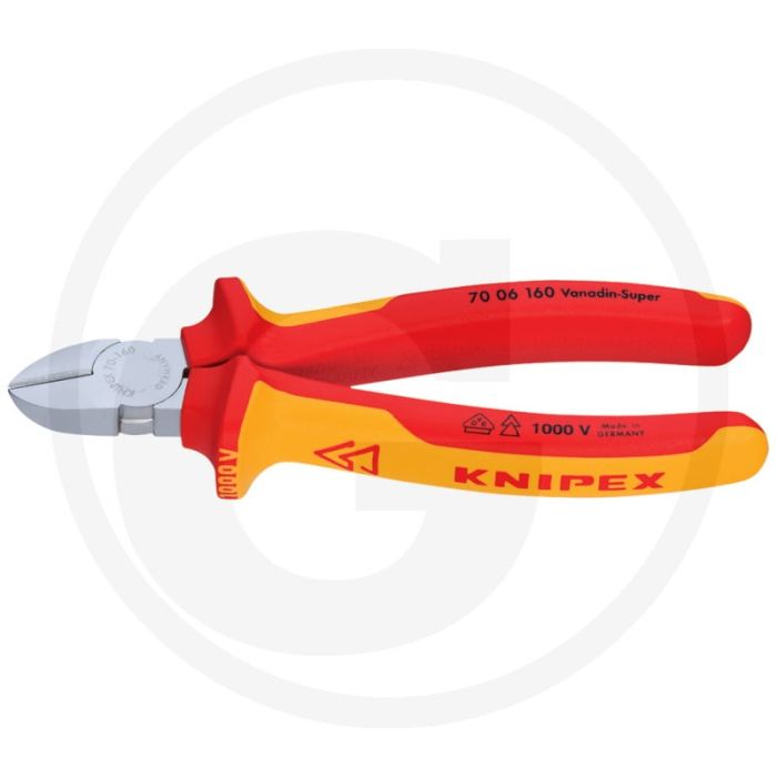 Knipex knipex zijsnijtang 180mm - harde draad 2,5mm