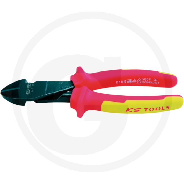 Ks tools ergotorque® vde krachtzijsnijtang 175 mm - voor harde draad tot 2,2 mm Ks tools ergotorque® vde krachtzijsnijtang 175 mm - voor harde draad tot 2,2 mm