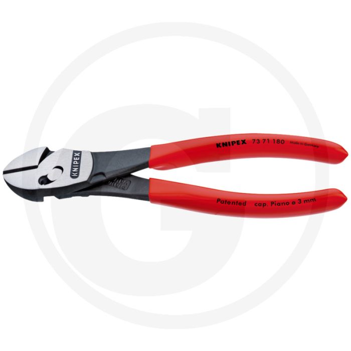 Knipex - pince atramentisée noire, tête polie - Ø fil dur : 3,2mm
