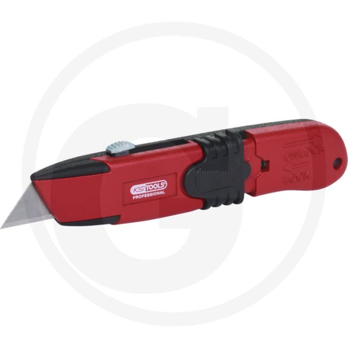 Ks tools professioneel uitschuifmes met trapeziummesje - met 5x trapeziummesje Ks tools professioneel uitschuifmes met trapeziummesje - met 5x trapeziummesje