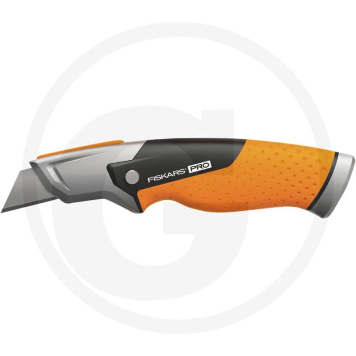 Fiskars carbonmax universeel mes met vast mes - totale lengte 182mm