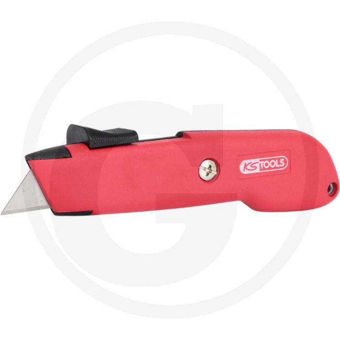 Ks tools profi universeel veiligheidsmes, 145 mm met trapeziummesje - automatische messerrückzug