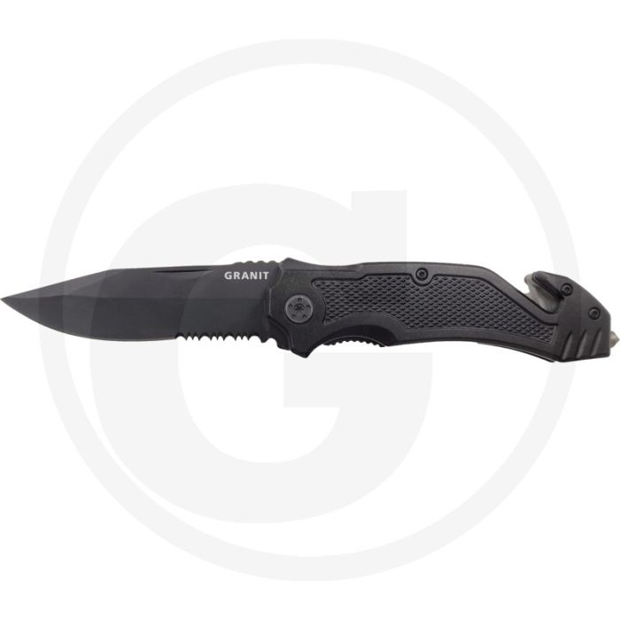 Black edition black edition reddingsmes met mesvergrendeling - totale lengte 200mm