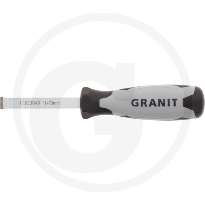 Black edition black edition hardmetalen schraper, 11 mm - 2-componenten-handgreep