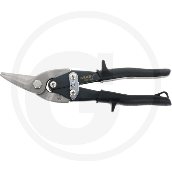 Black edition black edition blikschaar, links - lengte 250mm, chroom-molybdeenstaal met gekartelde randen