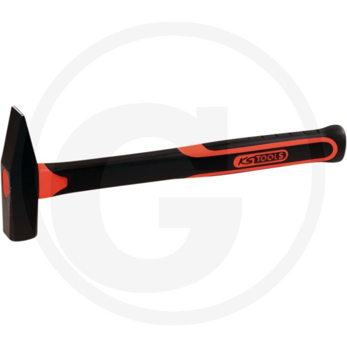 Ks tools bankhamer, met glasvezel steel, 100g, gesmeed, din 1041, 15x82mm Ks tools bankhamer, met glasvezel steel, 100g, gesmeed, din 1041, 15x82mm