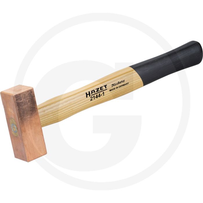 Hazet koperhamer 1500g hamerkop 360mm totale lengte