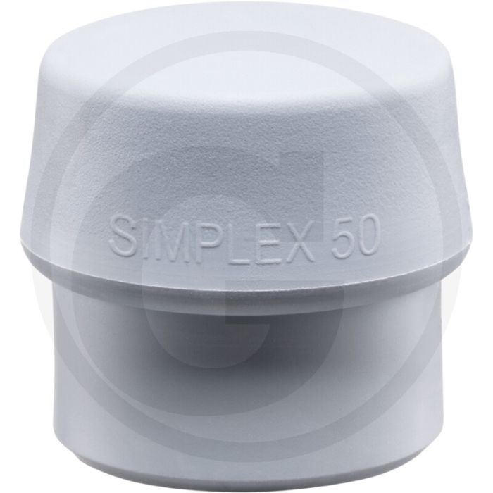 Halder tpe-medium grijs slaginzetstuk 60 voor simplex kunststof hamer - kop-Ø 60mm