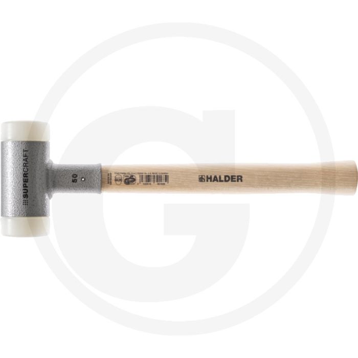 Halder supercraft kunststof hamer - 715g kopgewicht