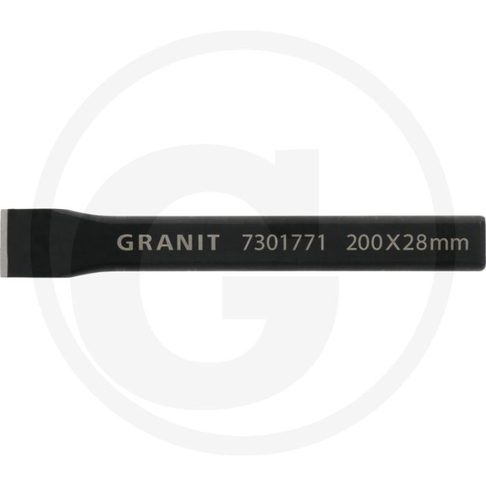 Black edition black edition koudbeitel - plat ovale vorm, geharde beitelpunt (lengte: 200mm)