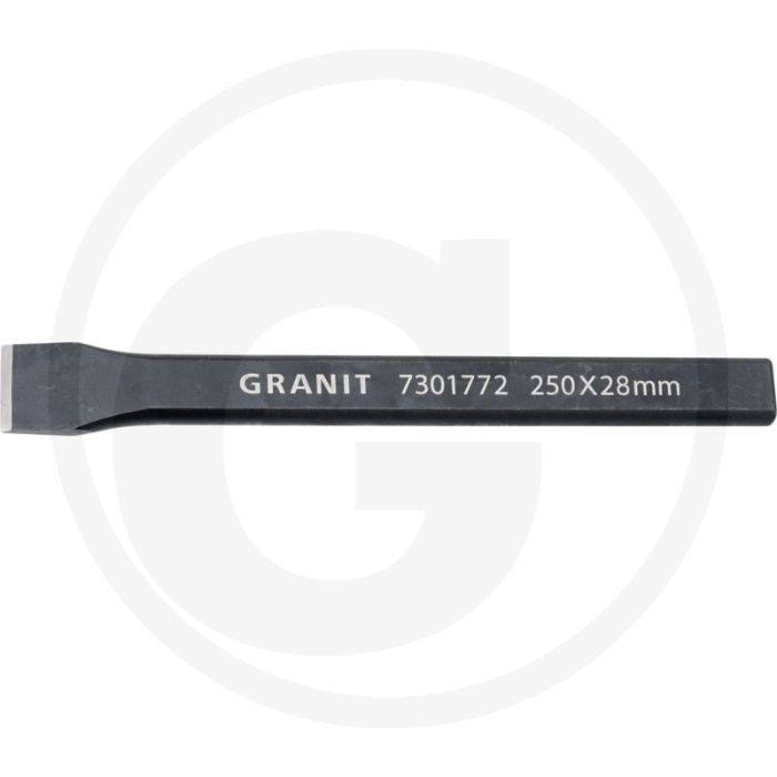 Black edition black edition koudbeitel - plat ovale vorm, geharde beitelpunt, gefosfateerd - lengte: 250mm