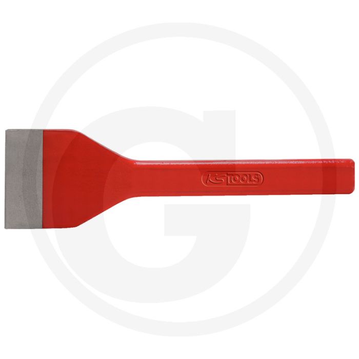 Ks tools voegenbeitel, plat ovaal, 215 mm - gehard, rood, 400g Ks tools voegenbeitel, plat ovaal, 215 mm - gehard, rood, 400g